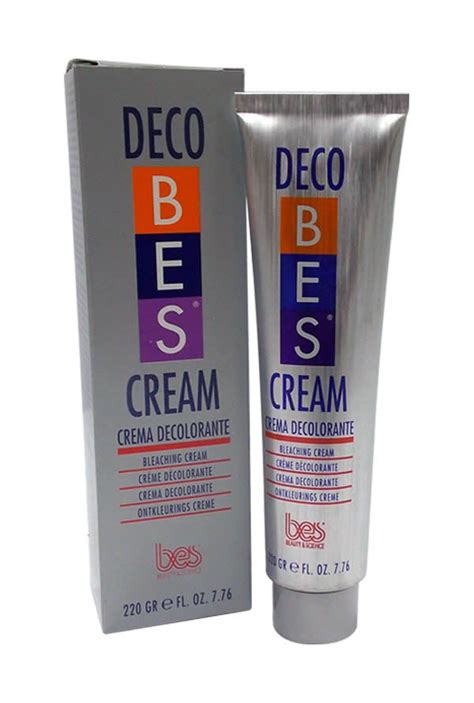 Crema decolorante sin amoniaco con queratina