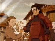 Tsunade junto a su abuelo Hashirama Senju