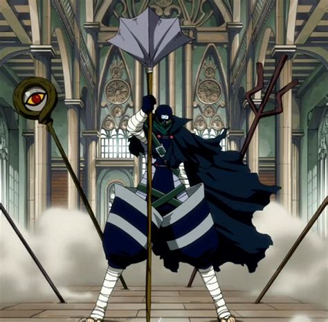 Mystogan apareciendo en Fairy Tail