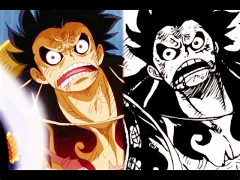 Comparativa visual anime vs manga de One Piece