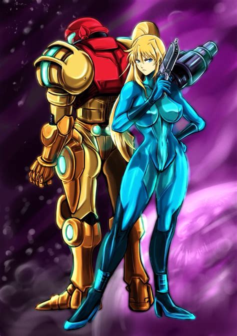 Samus Aran sin su armadura