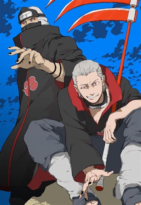 Equipo 10 enfrentando a Hidan y Kakuzu