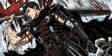 Puck siendo salvado por Guts de unos bandidos