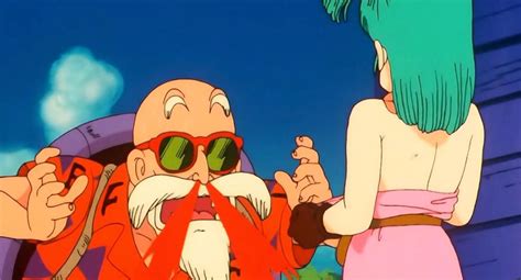Roshi siendo distraído por mujeres