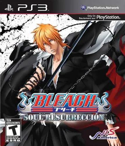 Caja del videojuego Bleach: Soul Resurrección para PS3