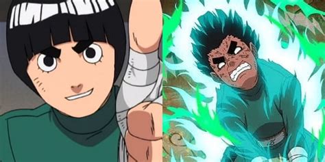 Naruto y Rock Lee en Naruto: Powerful Shippuden