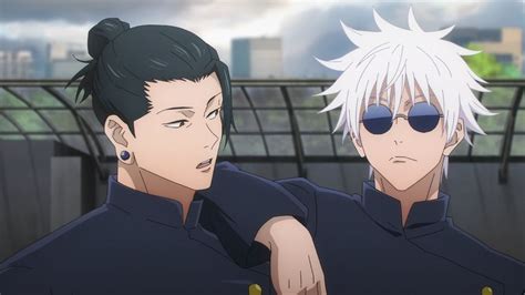 Satoru Gojo y Suguru Geto como estudiantes de jujutsu