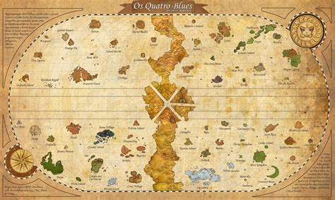 El tesoro One Piece en el mapa de One Piece