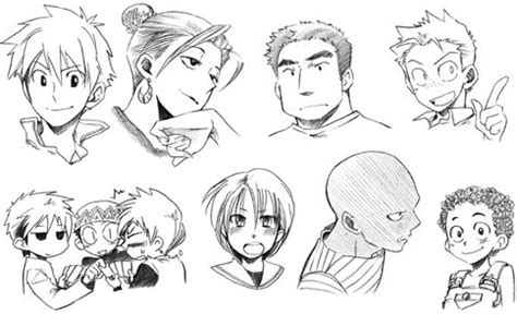 Ejemplo de arte estilo manga yaoi.