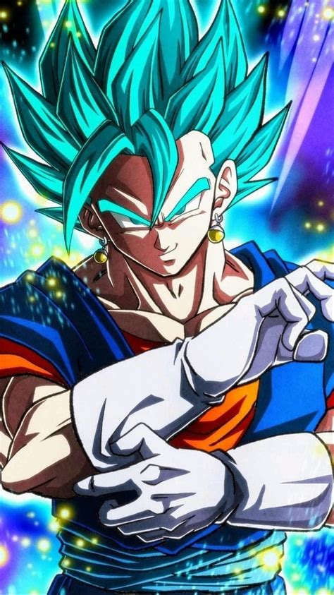 Imagen de Vegetto en estado Super Saiyan Blue