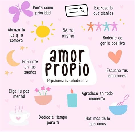 Infografía comparando amor propio y autoestima, destacando sus similitudes y diferencias.