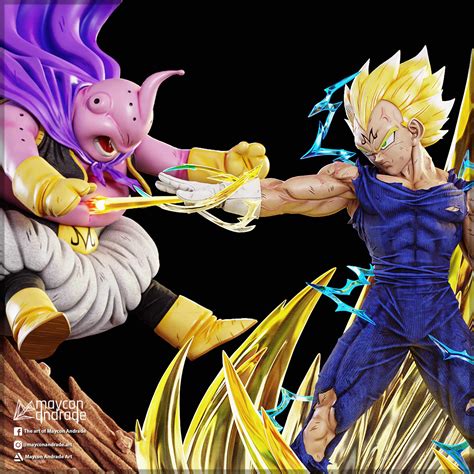 Majin Vegeta contra Majin Buu