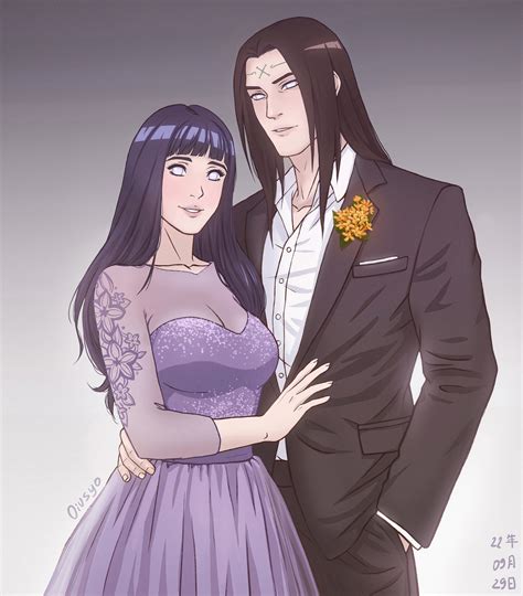 Neji Hyuga y Hinata Hyuga abrazándose