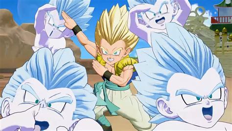 Gotenks en Super Saiyan 3 en un videojuego