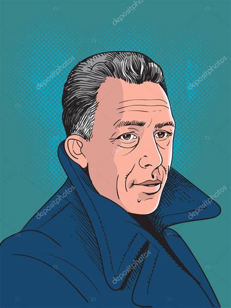 Ilustración de Albert Camus