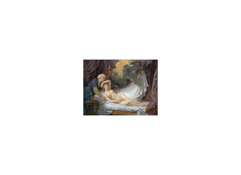 Pintura de Jean-Baptiste Greuze: Egina visitada por Júpiter