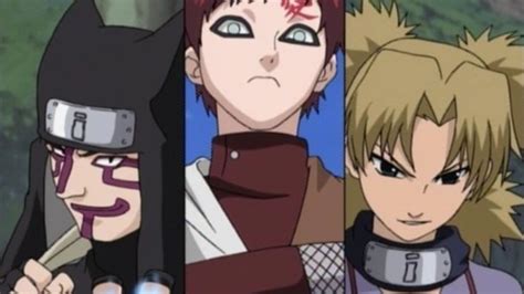 Imagen de los tres hermanos Sabaku no: Temari, Kankuro y Gaara