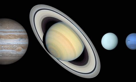 Imagen de los planetas Urano, Neptuno y Plutón