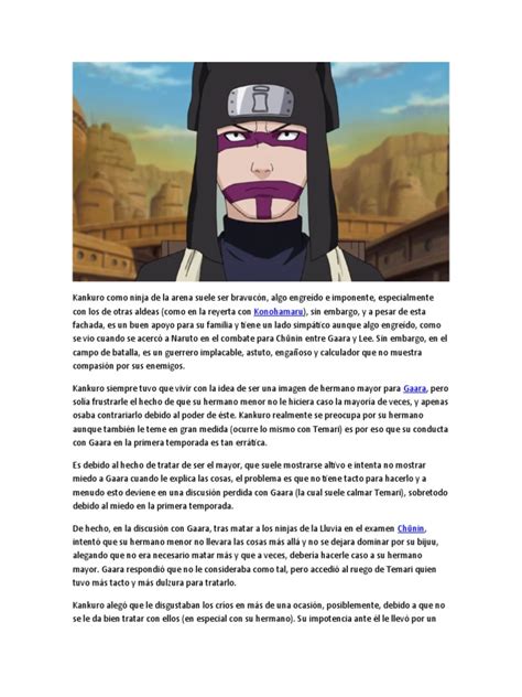 Shino contra Kankuro y su marioneta Karasu