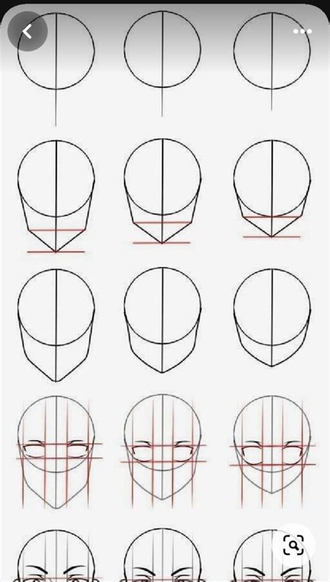 Boceto inicial del rostro de Luffy