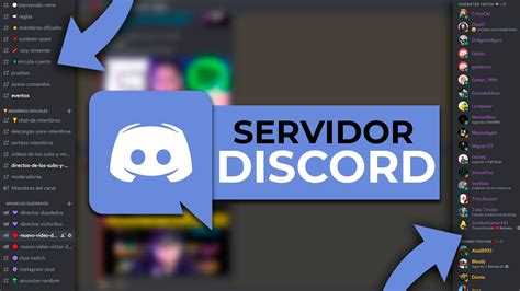Captura de pantalla de un servidor de Discord temático de BL