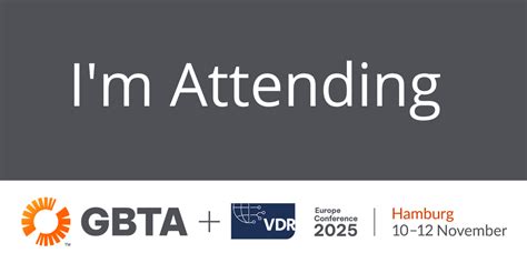 Imagen de la conferencia GBTA + VDR Europe 2025 en Hamburgo