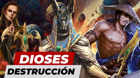 Representación de los Dioses de la Destrucción y sus Ángeles