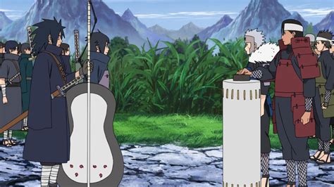 Ilustración de la alianza entre el Clan Senju y el Clan Uchiha
