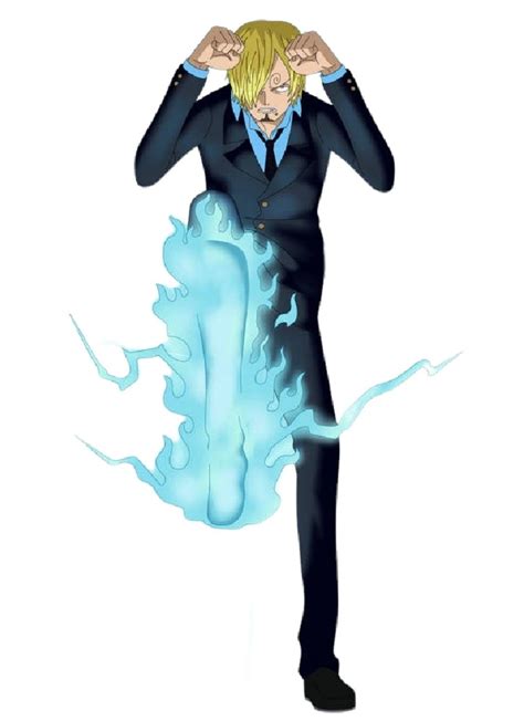 Sanji con su característica pose de patada