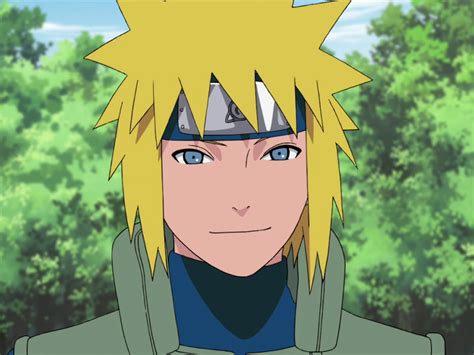Minato Namikaze protegiendo Konoha