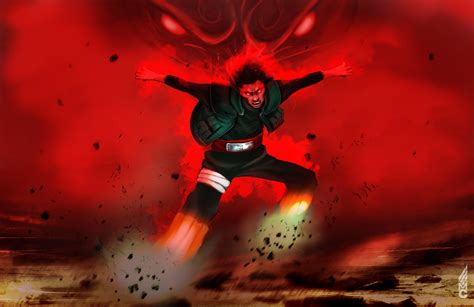 Maito Gai abriendo las Ocho Puertas