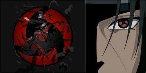 Itachi Uchiha con el Mangekyo Sharingan