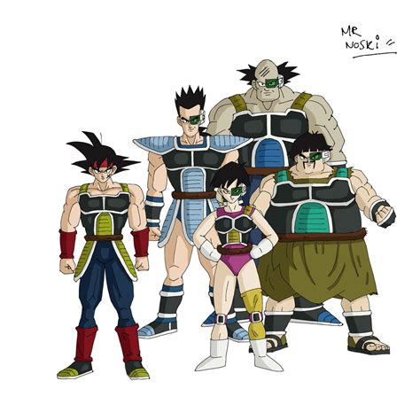 Bardock en su forma base luchando