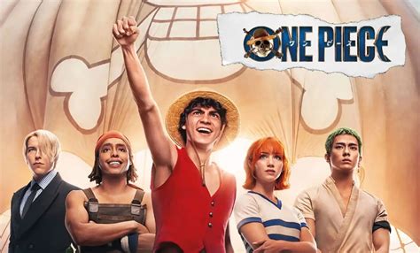 Ilustración de la tripulación de One Piece en un barco