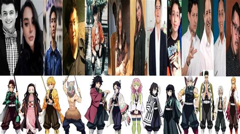 Actores de doblaje de Demon Slayer