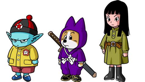 Pilaf, Mai y Shu como niños