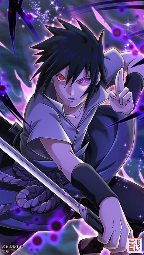 Sasuke Uchiha en pose de batalla