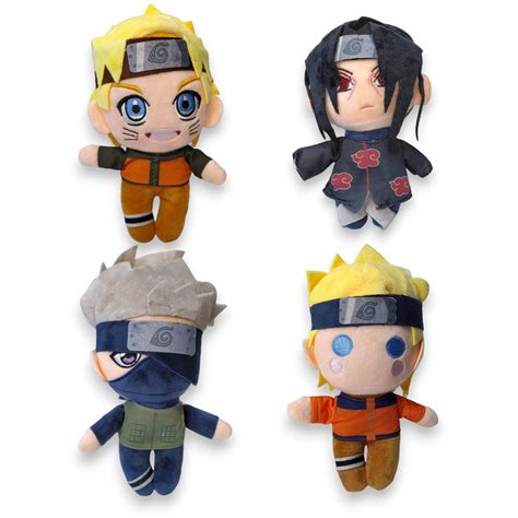 Comparativa de peluches de Naruto en diferentes etapas de la serie