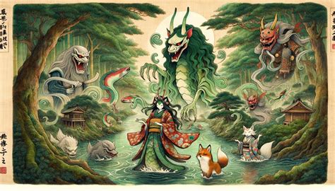 Representación del Satori, el yokai inspirado en el Sharingan