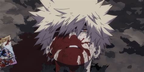 Edgeshot interviniendo para salvar a Bakugo