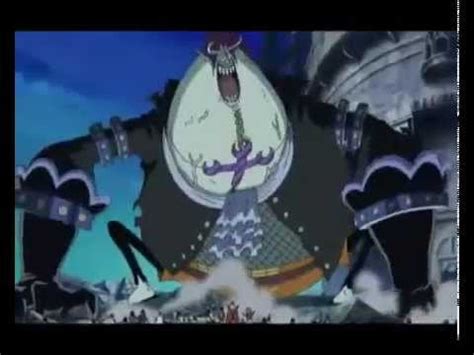 Luffy luchando contra Moria