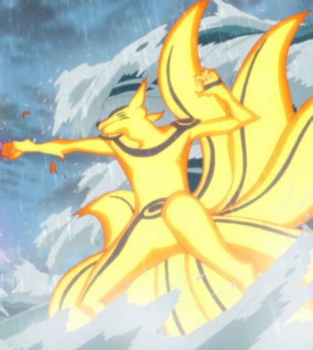 Forma total de Kurama aumentada por el Senjutsu de los Seis Caminos