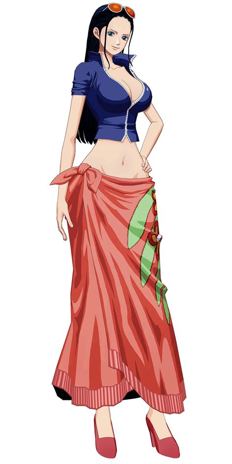 Nico Robin con su atuendo post-Timeskip