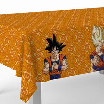 Mantel de fiesta con diseño de Dragon Ball Z