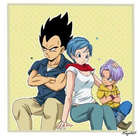 Familia de Trunks: Vegeta, Bulma y Bura
