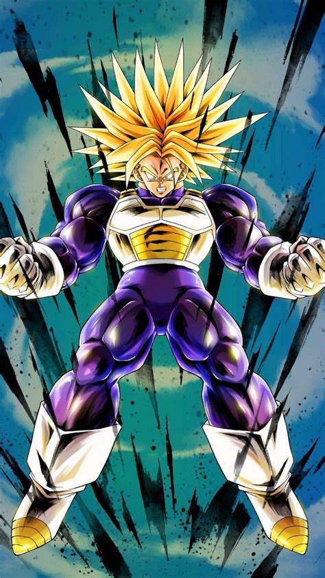 Imagen de Trunks luchando contra Cell