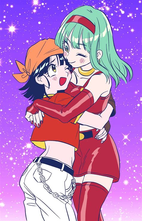 Bra y Pan jugando juntas