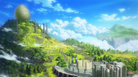 Ilustración del Templo del Cielo en Nanatsu no Taizai