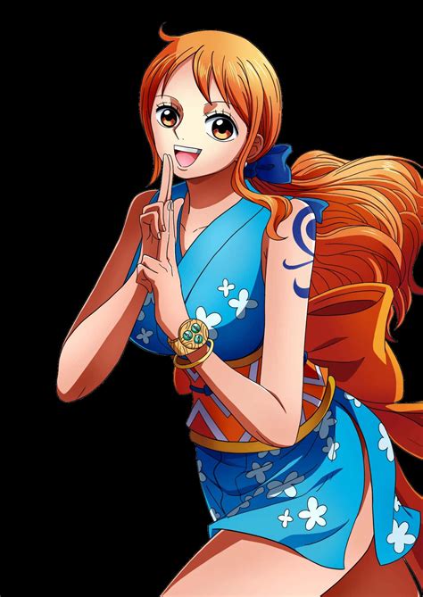 Nami de One Piece en estilo hentai