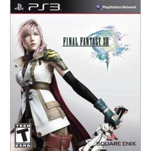 Interfaz de combate de Final Fantasy XIII con barra de cadena y salud